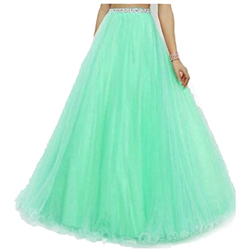 Image of TILISM Women's and Girls Solid Satin Long Skirt