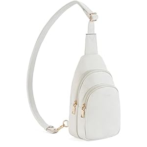 Telena Small Sling Bag for Women Leather Crossbody Fanny Packs Chest Bag for Women