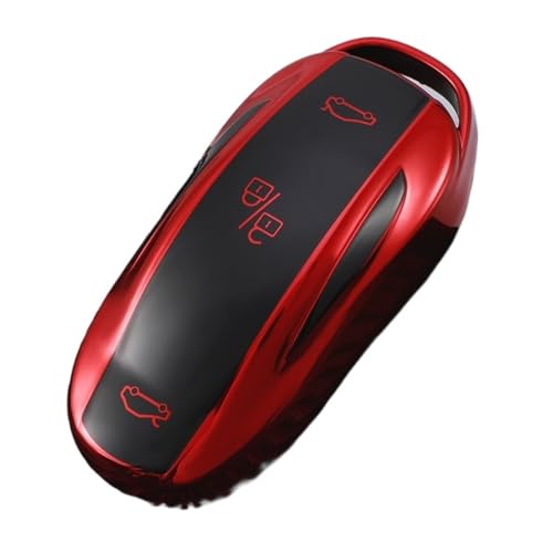 Boîtier clé voiture Tesla résistant étui de protection pour clé en TPU antichoc