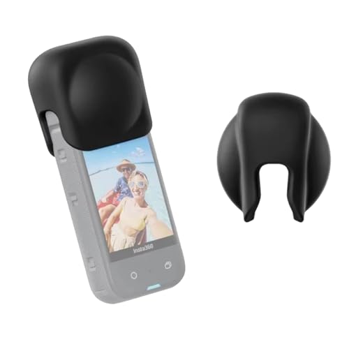 Image of Insta 360 X3 Lens Protection Silicon Cap with for Action Camera Shock Proof and Water Proof for Vlogging Video Shoot (X3 Cap)