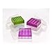 Evergreen Scientifics 240-6650-K3D Fuchsia Polypropylene 50 mL Centrifuge Tube Storage Box, 16 Positions, Fuchsia (Pack of 2)