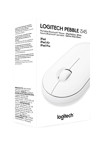 Ratón Bluetooth compacto Logitech Pebble blanco con sensor de precisión de 1000 dpi 7