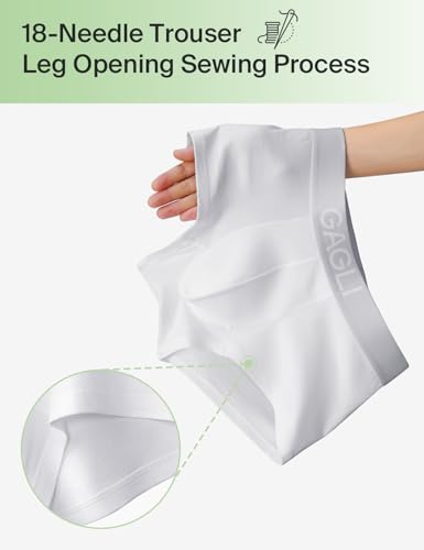 Mens Underwear Boxer Briefs Short Leg, Comfortable Trunks Underwear for Men with Moisture Wicking, Soft Waistband 1.5''4