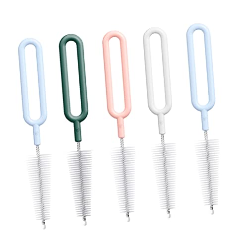 LOLIPPYY 5Piezas Limpieza para Biberones y Chupetes Accesorios de Enfermería Color Aleatorio para Limpiar Áreas Difíciles