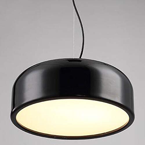 Lustre suspension en aluminium dôme noir de haute qualité pour une décoration intérieure moderne