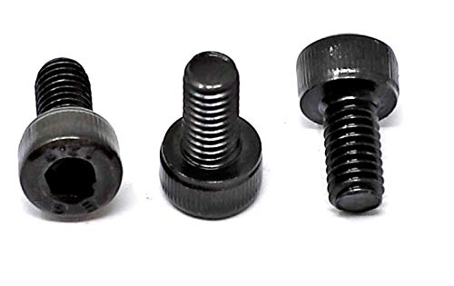 iexcell 100 Pcs M4 x 8 Thread Pitch 0.7 mm Alloy Steel 12.9 Grade Hex Socket Head Cap Screws Bolts Kit, Black Oxide Finish