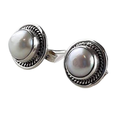Boucle d'oreille perle 5mm anti-allergie en argent 925 massif