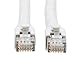 Tripp Lite Cat8 Snagless Ethernet Cable, 25G/40G Certified Network Patch Cable, 22 AWG S/FTP, PoE, White, 6 Feet / 1.8 Meters, Life Limited Manufacturer's Warranty (N272-006-WH)