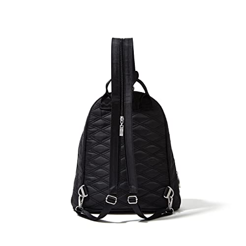 Baggallini Womens Naples Convertible Backpack, Black Quilt, One Size Us #TOP3