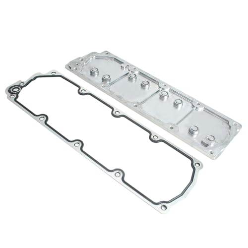 Image of 12598832 Engine Valley Cover Plate Gasket with Bolts Compatible with Gen 4 LS Non AFM /DOD Compatible with GM 2007-2013 LS2 LS3 LS7 Compatible with Chevy 4.8L 5.3L 6.0L 6.2