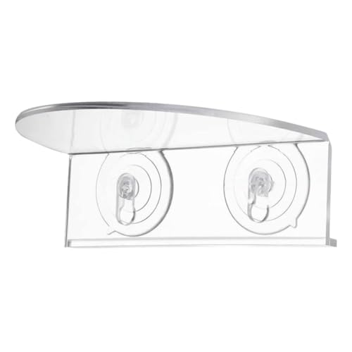 Hemoton Flowerpot Wall Rack Suction Cup Flowerpot Rack Space-saving Indoor Plant Stand