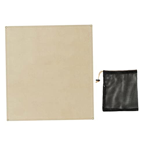 Toyvian 1 Set Fireproof Blanket Fire Retardant Mat for Outdoor Camping Fire Mat for Grill