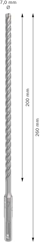 Bosch 1x PRO SDS plus-5X Hammerbohrer, 7 x 200 x 260 mm – Ansicht 3