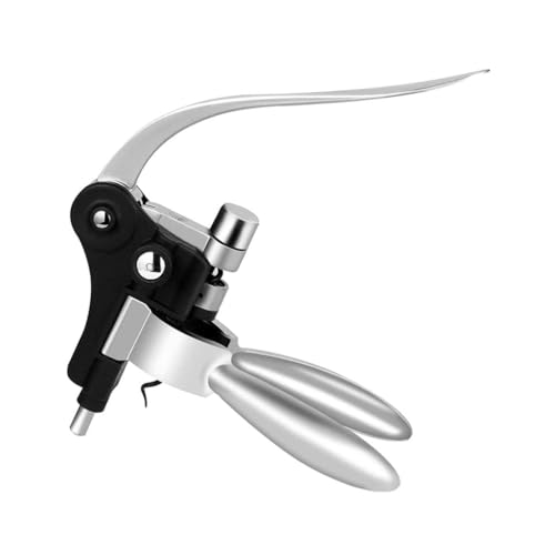 Wine Bottle Opener – Manual Hand Corkscrew with Rabbit Shaped Lever Pump & Non-Stick Screw, Easy Cork Removal, Durable Zinc Alloy Design – Perfect for Home, Bar & Hotel Use
