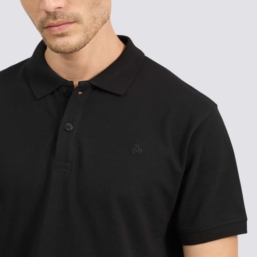 Image of Campus Men Cotton Polo T-Shirt