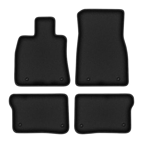 Tapis de sol Cadilac CT6 caoutchouc velours noir protection auto sur mesure