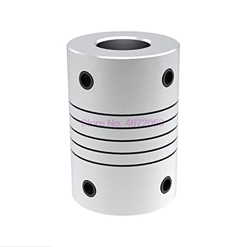 Lysee 3D Printer Parts & Accessories - 500pcs/lot 3D Printer Stepper Motor Flexible Coupling Coupler/Shaft Coupling 5mm8mm25mm / 55mm / 6.358mm Flexible Shaft - (Size: D19L25 6x6mm)