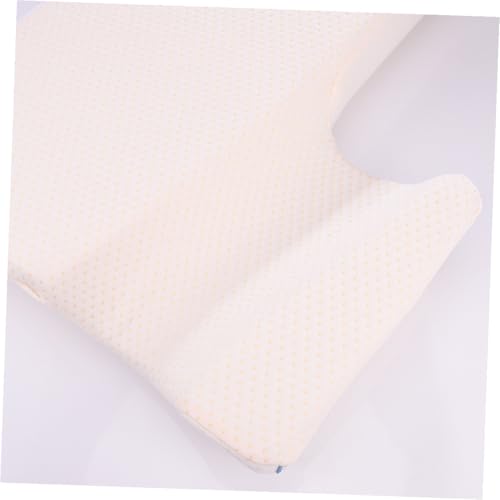 Oreiller cervical de luxe Alipis en mousse de polyuréthane blanc haute densité - 5
