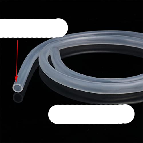 Tubo Silicone Alimentare Trasparente - 8x12 Mm, 6 Metri, Per Acqua, Olio E Trasferimenti Liquidi