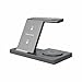 UNNO 3-in-1 Magnetic Wireless Charging Station with Fast Charge | Compatible with iPhone 15/14/13/12, Apple Watch (All Series), AirPods Pro 3/2 | Desktop Stand for Home & Office