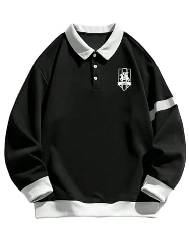 Image of JVX Unisex-Adult Wool Blend Collared Neck Sweatshirt