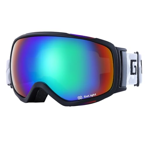 Lunettes de ski anti-buée GoLight YG-48 avec verres sphériques marron