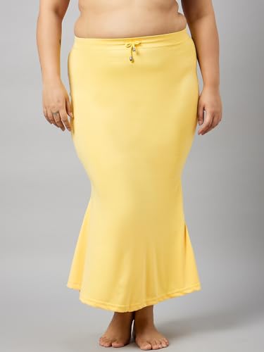 Image of ZeroKaata Pack of 3 Plus Size Seamless Fishcut Flare Shapewear Petticoat for Women | Shape Wear Dress for Saree | Flared Peticote Innerwear for Women Saree Shaper