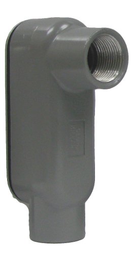Killark OLB-6CG LB Type Conduit Body with Cover and Gasket, Copper-Free Aluminum, 2