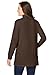 Woman Within Plus Size Perfect Long-Sleeve Mockneck Tee (Petite Available) - L, Chocolate