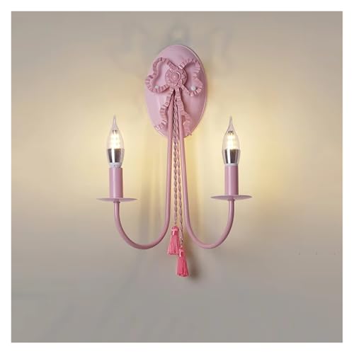 Candelabro de Estilo Europeo Vintage para Dormitorio con borlas, lámpara Colgante para Sala de Estar.