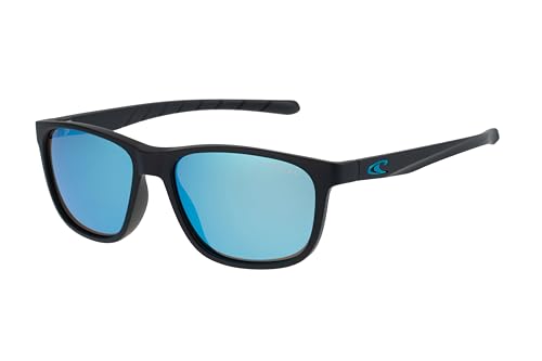 Image of O'NEILL 9025 Men's and Women's Polarized Square Sport Sunglasses, Matte Black, 57 mm