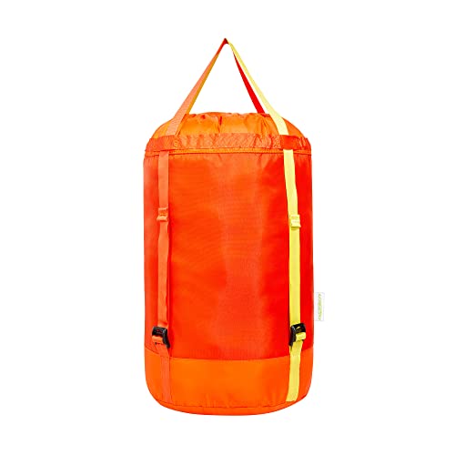 Tatonka Unisex - Adult Compression Bag 8 Litres Red Orange Diameter 20 x 36 cm - Image 2