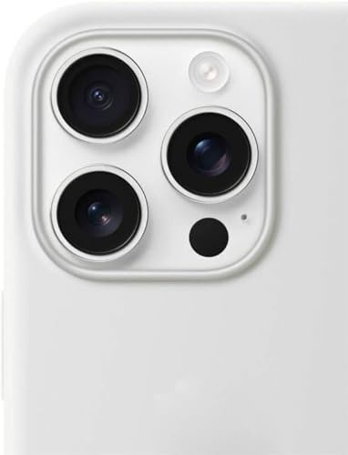 Image of Premium Liquid Silicone Case for iPhone 16 Pro - Slim Full Body Protective Back Cover with Soft Microfiber Lining, Anti-Slip Grip Scratch Resistant Phone Case (White)
