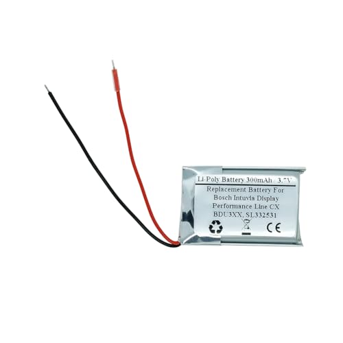 300mAh 3.7V Replacement Battery Compatible with Bosch Intuvia Display, Performance
