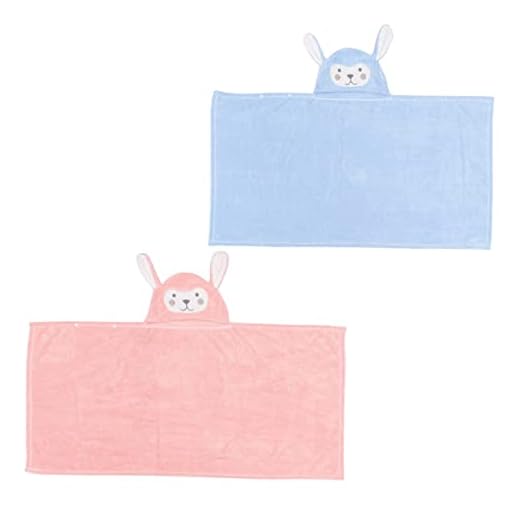 Alipis 1 Pc Toallas De Baño De Algodón para Niños Poncho De Toalla para Niños Toalla con Capucha para Niñas Poncho De Playa para Niños Toallas De Playa para Niños Bebé Chico Coral