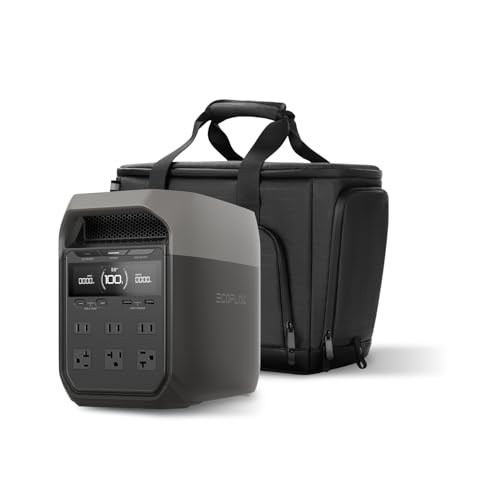 新品 EcoFlow DELTA 3シリーズ専用 ポータブル電源 収納バッグ Amazon.co.jp: EcoFlow ポータブル電源用 DELTA 3 1500 専用