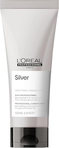 LOréal Professionnel Conditioner For Grey White or Light Blonde Hair Serie Expert Silver 200 ml