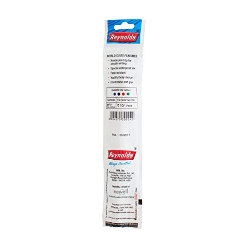 Reynolds Racer 0.5mm Needle Point Gel Pens - Pack de 20 tinta negra miniatura 5