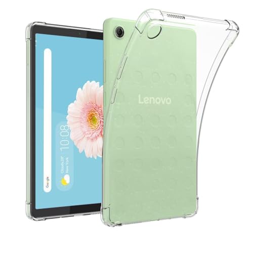 SFFINE Clear Case for 8.7 Lenovo Tab One 2025 (TB-305FU) / Lenovo Tab K9 Tablet Scratchproof Thin Slim Soft TPU Gel Silicone Protective Cover Skin - Transparent