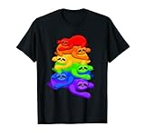 Esta bonita camiseta de orgullo gay arcoíris de perezoso es un regalo perfecto para gays, homosexuales, lesbianas, aliados orgullosos, hombres, mujeres y niños. Muestra apoyo a la comunidad LGBT y la igualdad usando esta bandera de arco iris derechos civiles amor gana ropa