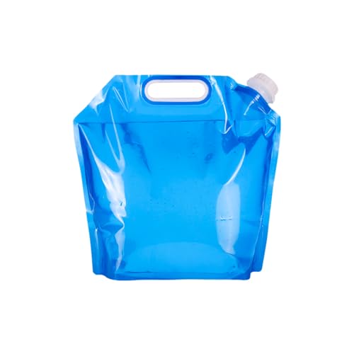 DTOL Camping Water Containers – Collapsible Drinking Car Water Carrier Bags for Outdoor Folding Hiking, Sport, Traveling, BBQ, Festivals Picnic – Portable, Space-Saving, Easy to Use Blue