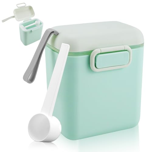 Gcffom Milchpulver Portionierer Baby, 800ml Tragbarer Milchpulver...