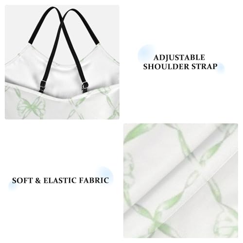 Bolaz Girls Swimsuits One-Piece Bathing Suits Summer Beach Swimwear for 3-10 Years Old-Green Bow33