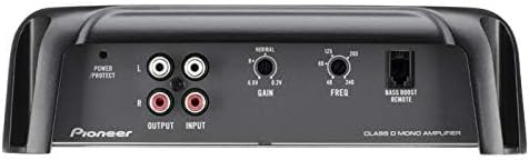 Pioneer GM-D8701 1600W Class D Mono Amplifier with Bass Boost Remote