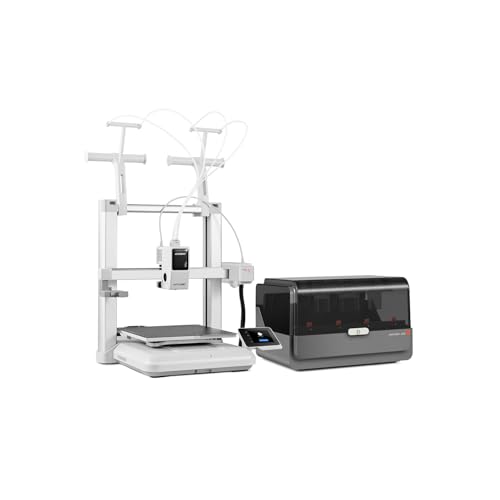 Anycubic Kobra X Impresora 3D Multicolor Tamaño de Impresión 260 × 260 × 260 mm y Ace 2 Pro Transporte Estable del Filamento, Compatibilidad con la Impresión Multicolor para Kobra X, Kobra S1 y Kobra