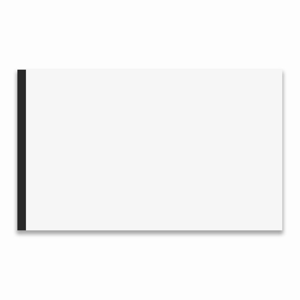 Trison Kassenbon-/Quittungsbuch, 50 x 2 Blatt (50 bedruckte + 50 blanko), 11 x 19 cm, innen mit Karbonfaser, ideal für Büro, Schule, Institute, Geschäfte und allgemeine Buchhaltungszwecke, 6 Stück