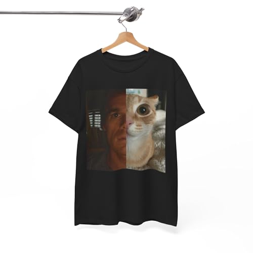 Dexter Duality Shirt - Dexter Morgan and Kitty Cat Duality Funny 100% Cotton Tee - Multiple Colors3