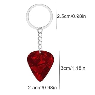 X0i4 Porte-clés médiator de guitare en celluloïd avec pendentif résistant aux chutes pour femme - Les Beatles, Paul McCartney, John Lennon, RIngo Starr, George Harrison X0i4 Porte-clés médiator de guitare en celluloïd avec pendentif résistant aux chutes pour femme – Image 6