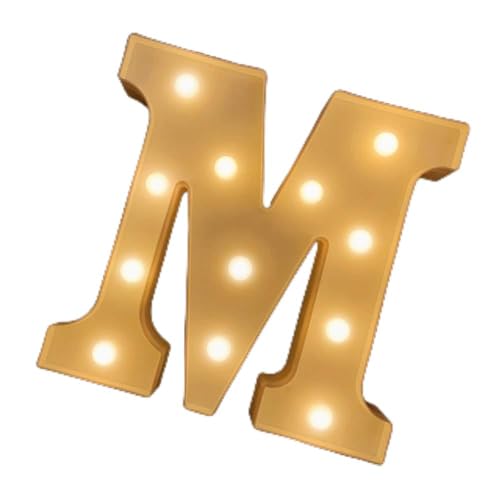MUMUXI Marquee Light Up Letters | Large Light Up Numbers | Battery Powered and Bright with Every Letter of The Alphabet | for Wedding, Birthday, Party, Celebration, Christmas or Home Decoration (M)