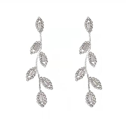 Wedding Earrings For Brides、Bridal Bridesmaid Earrings For Wedding Crystal Cubic Zirconia Bridal Drop Earrings For Women Prom #TOP17